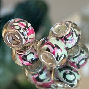 Charm Abstract design bead For bracelet necklace